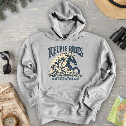 Kelpie Rides Retro Hoodie