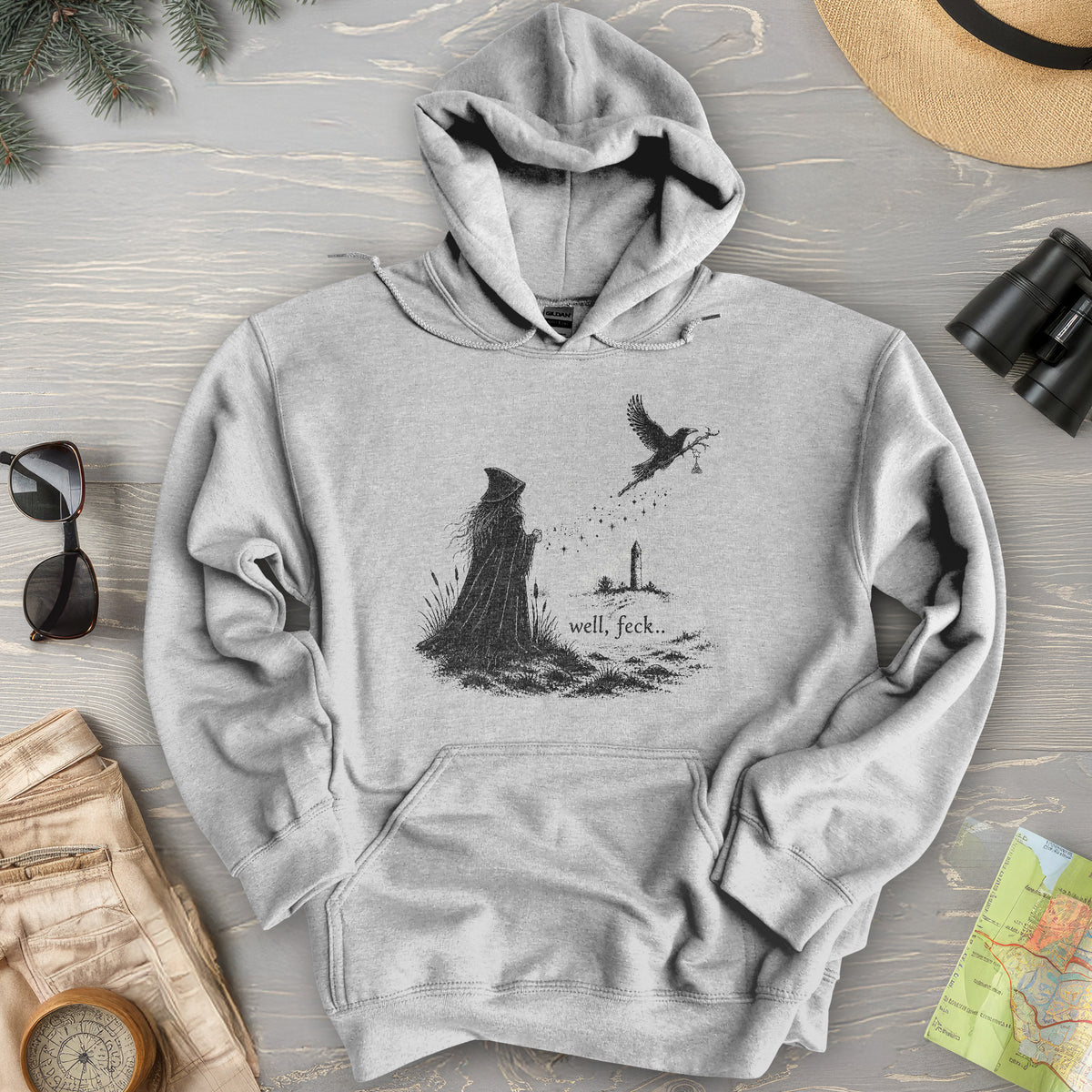Well Feck Druid Hoodie