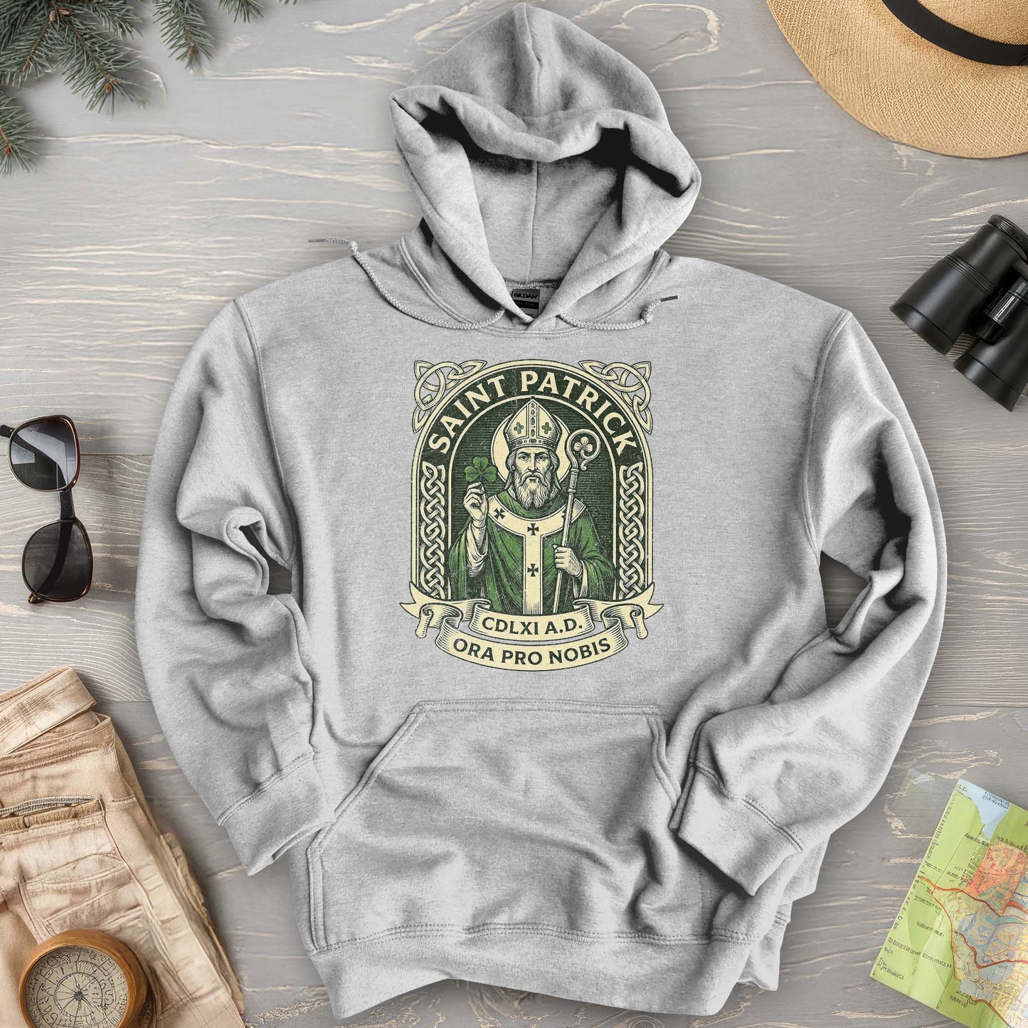 Saint Patrick Ora Pro Nobis Hoodie
