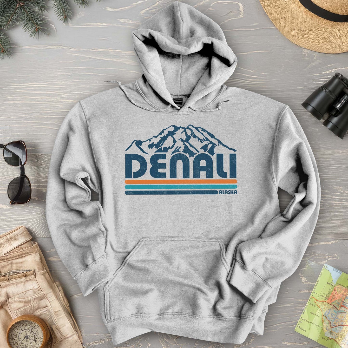 Denali Retro Stripe Hoodie