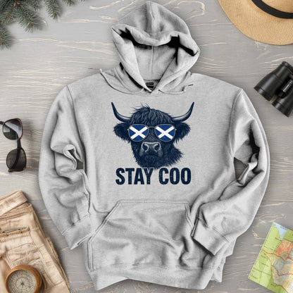 Stay Coo Highland Cow "Sunglasses" Hoodie