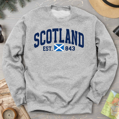 Scotland Varsity Flag Sweatshirt