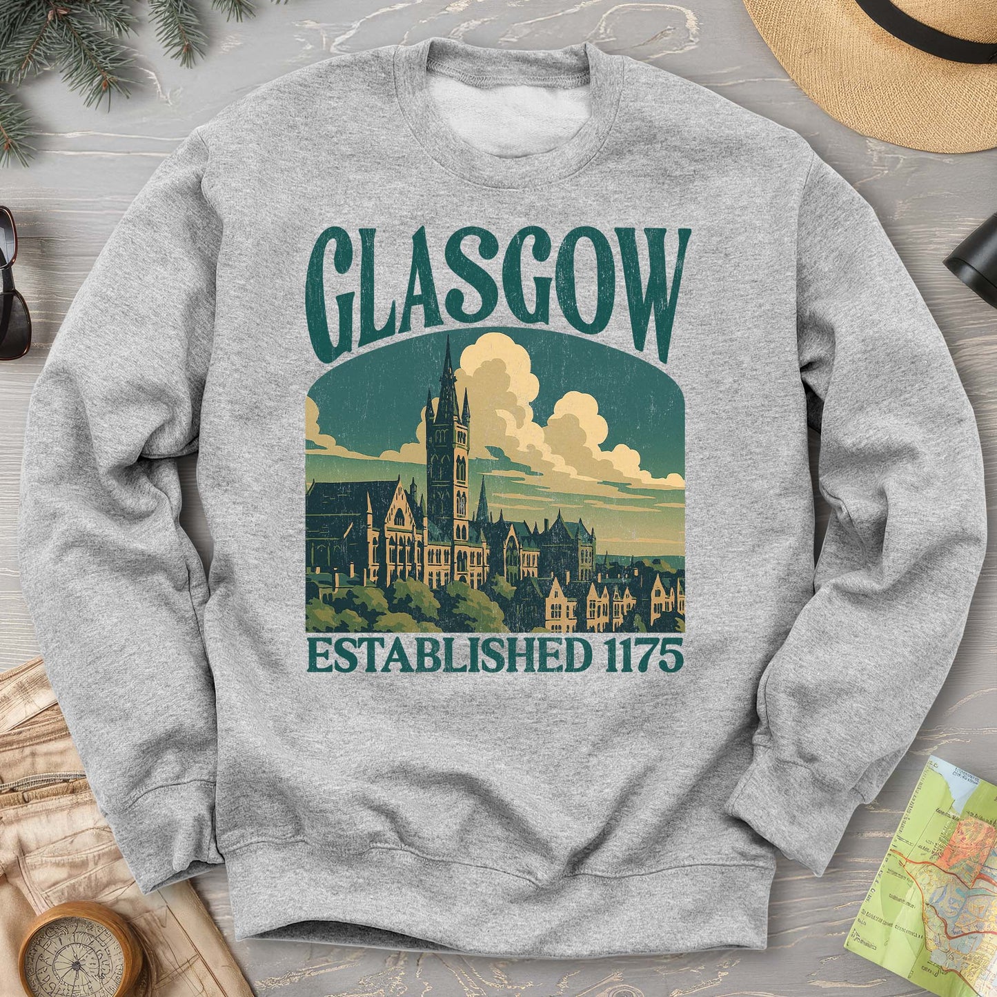 Glasgow Scotland "Big and Bold" Sweatshirt