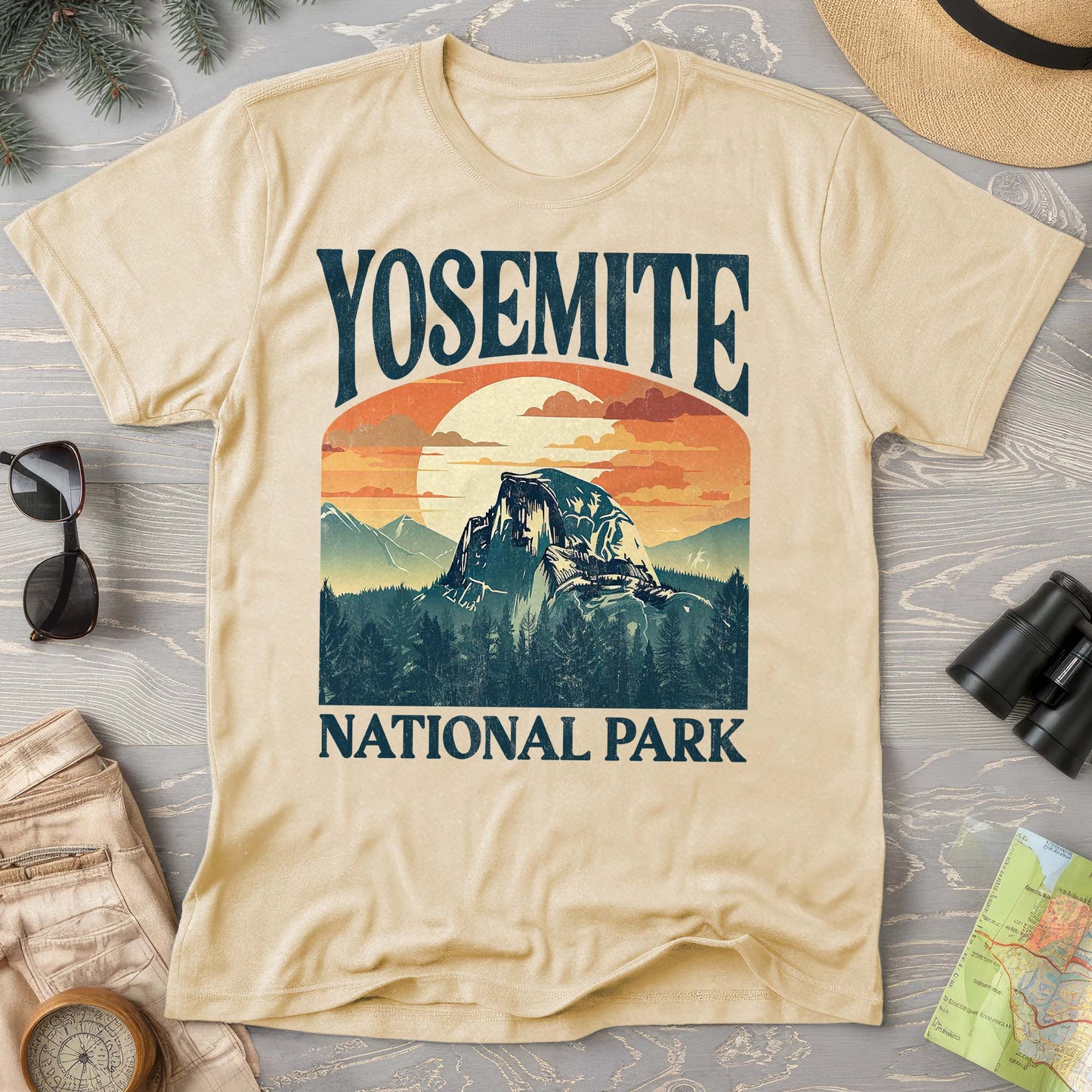 Yosemite National Park "Big and Bold" Comfort Colors T-Shirt