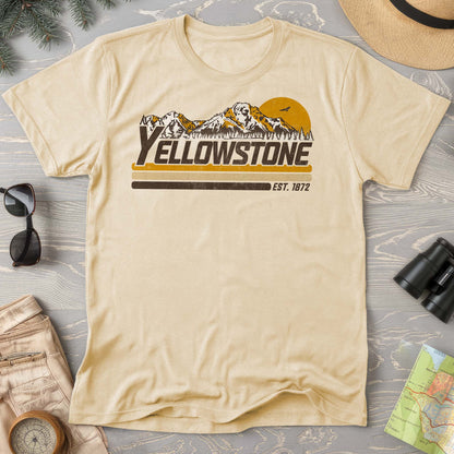 Yellowstone Retro Stripe Comfort Colors T-Shirt