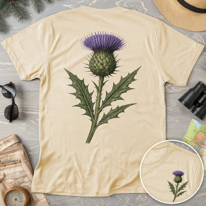 Thistle of Scotland Front/Back Print T-Shirt