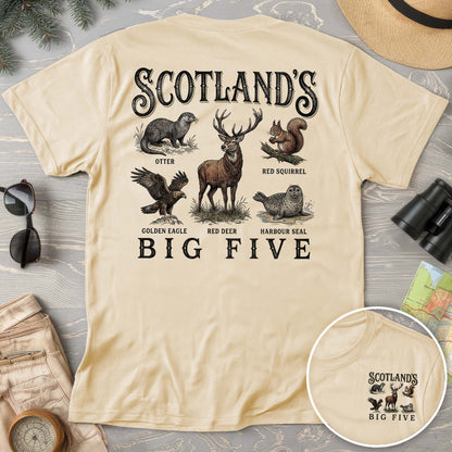Scotland's Big Five Comfort Colors T-shirt