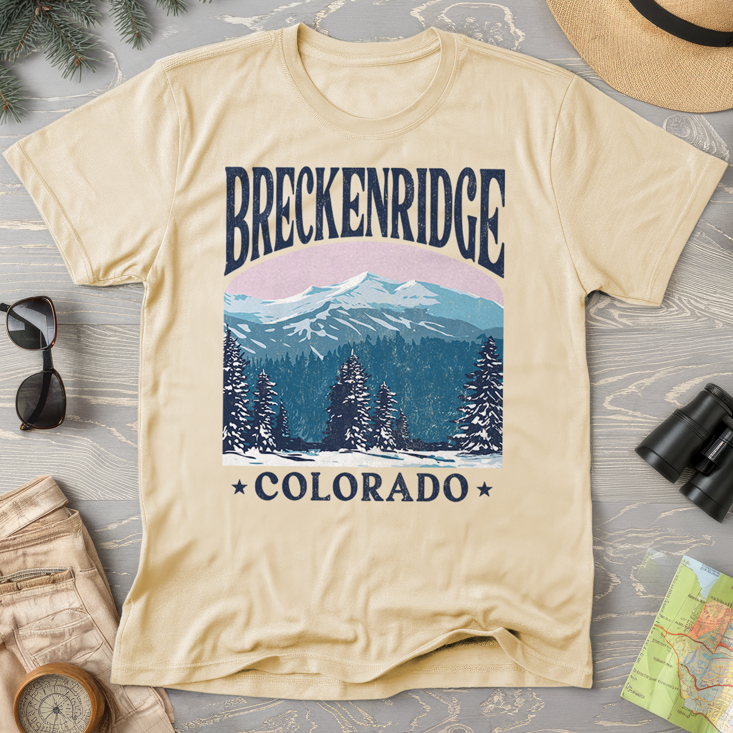 Breckenridge Colorado "Big and Bold" Comfort Colors T-Shirt