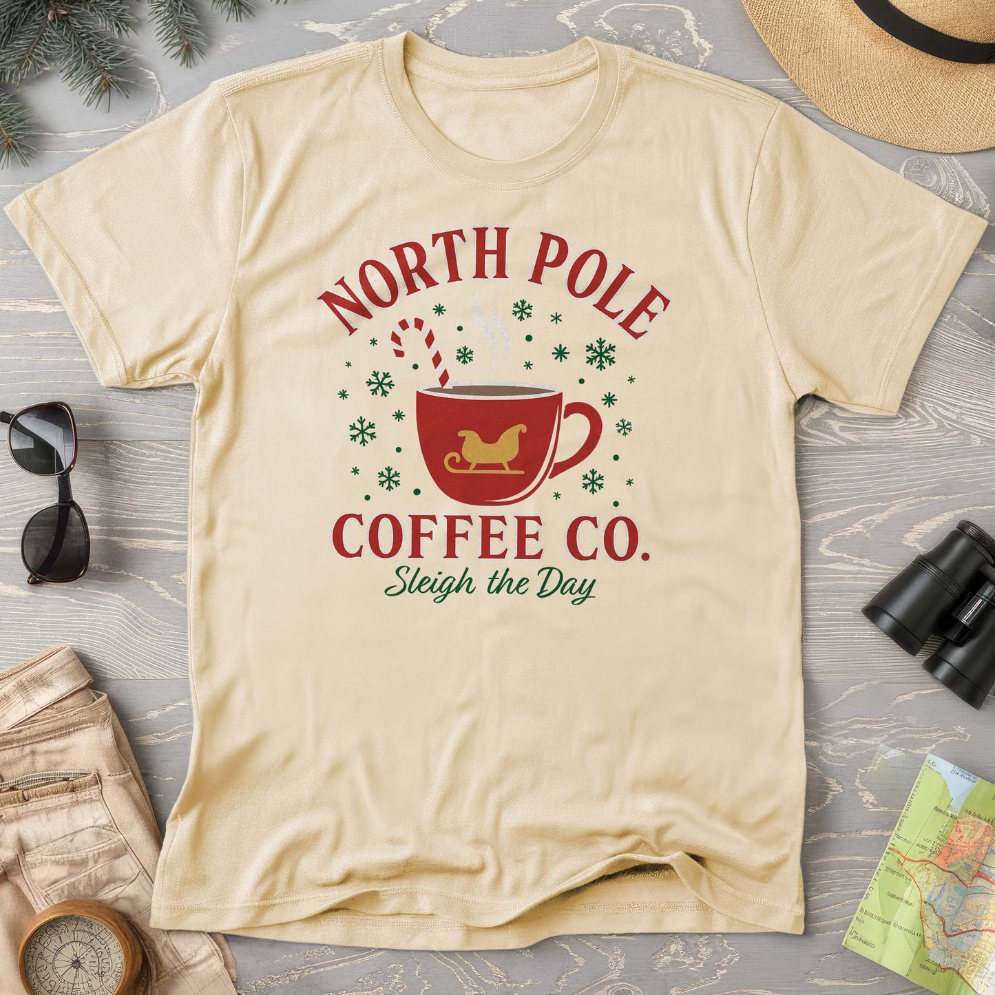 North Pole Coffee Company Comfort Colors T-Shirt