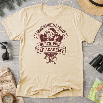 North Pole Elf Academy Comfort Colors T-Shirt