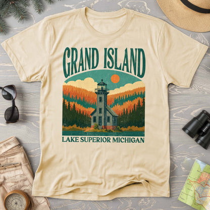 Grand Island Michigan "Big and Bold" Comfort Colors T-Shirt