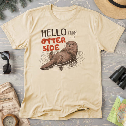 Hello From the Otter Side Comfort Colors T-shirt