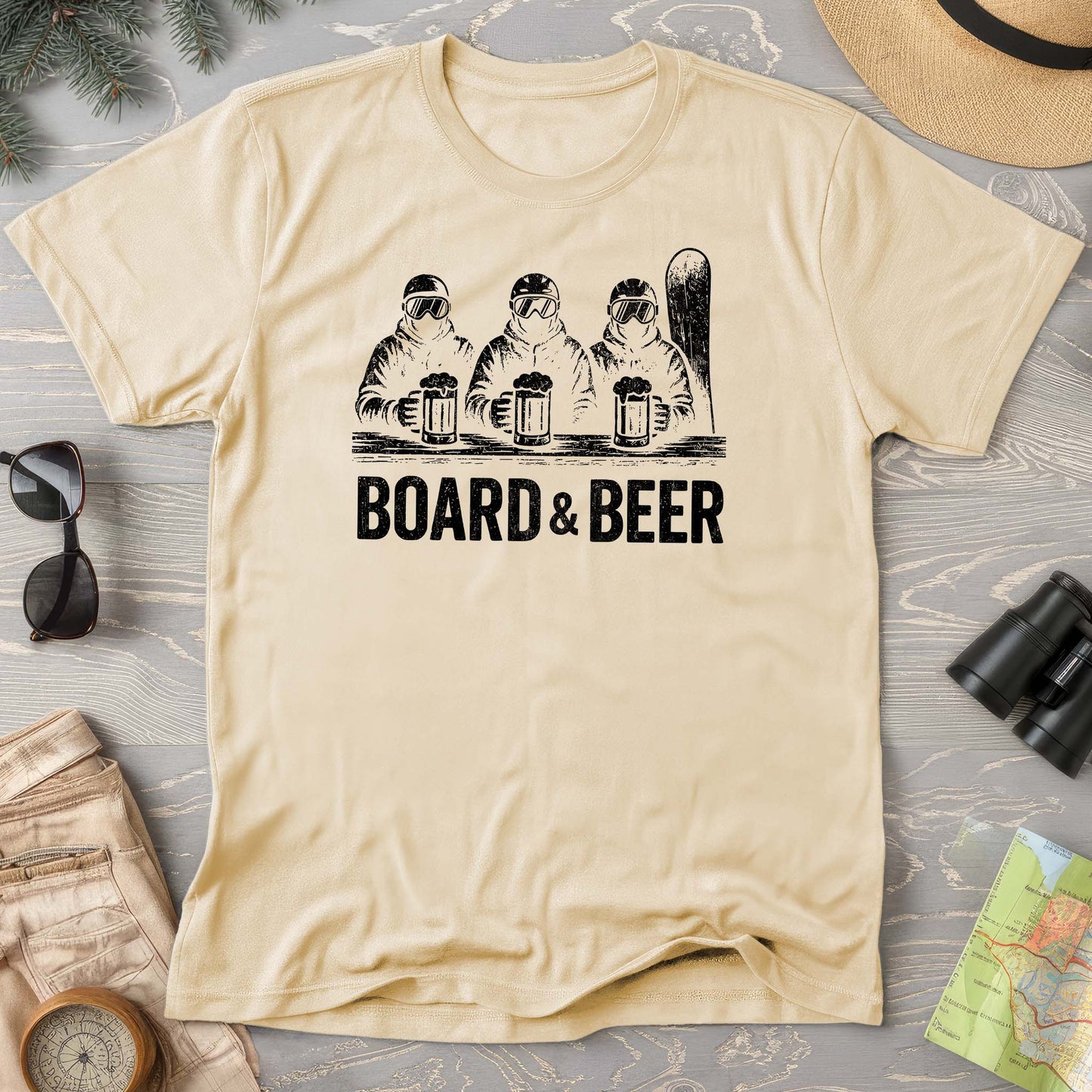 Board and Beer Comfort Colors T-shirt