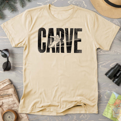 Carve Snowboard Comfort Colors T-shirt