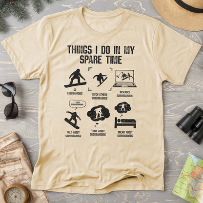 Spare Time Snowboard T-shirt