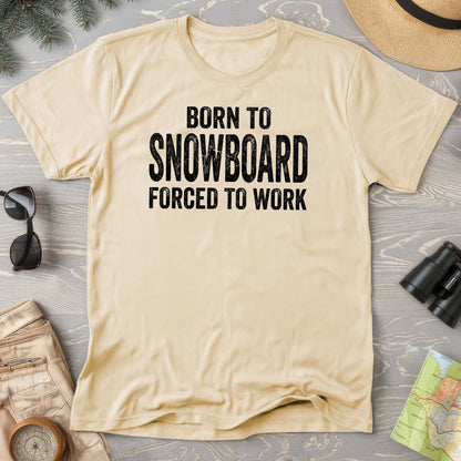 Born To Snowboard Comfort Colors T-shirt