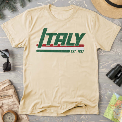 Italy Retro Stripe T-Shirt