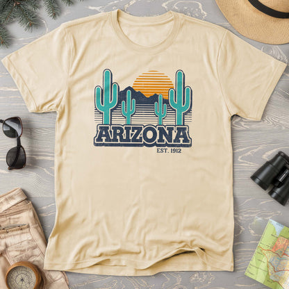 Arizona Retro Cactus T-Shirt