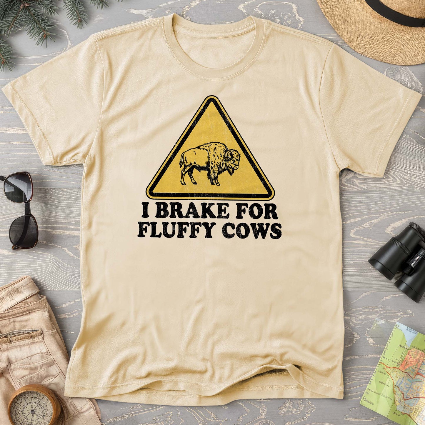 Brake For Fluffy Cows T-Shirt