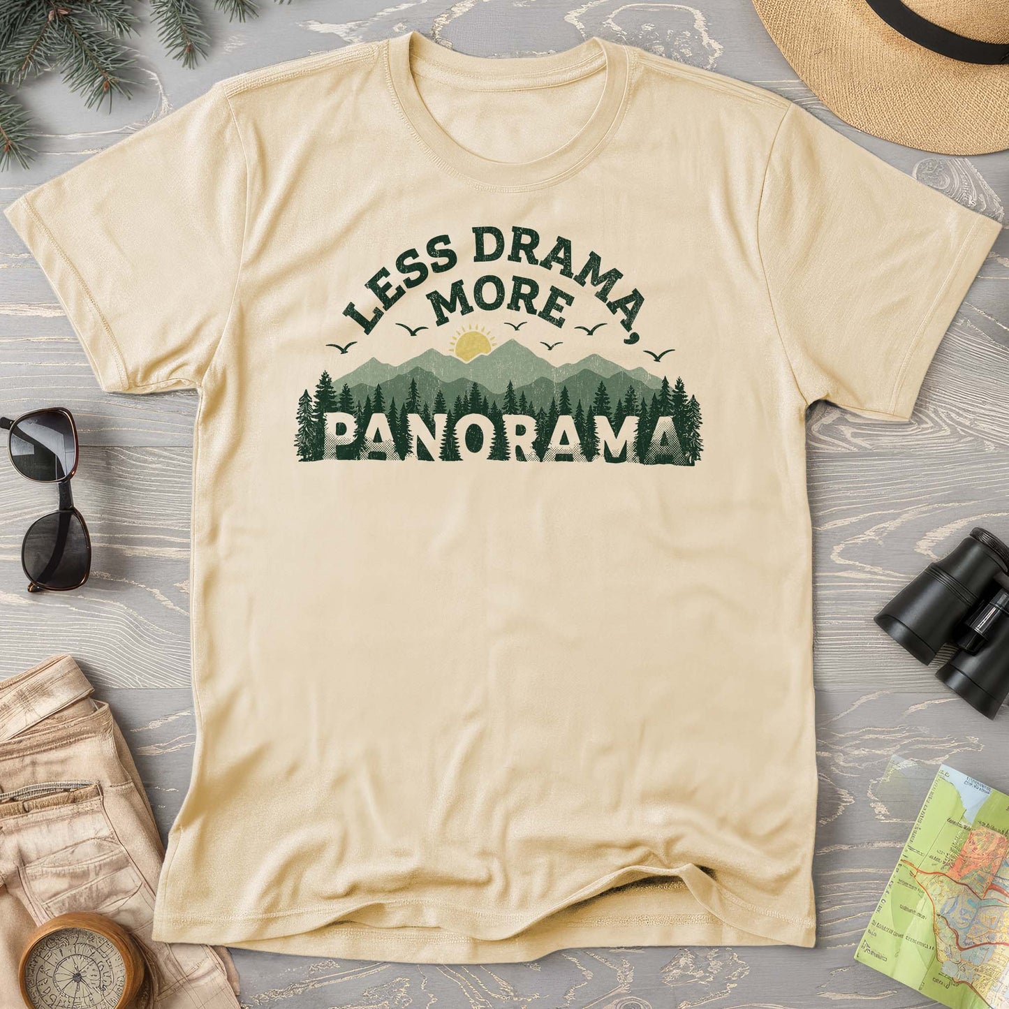 Less Drama More Panorama T-Shirt