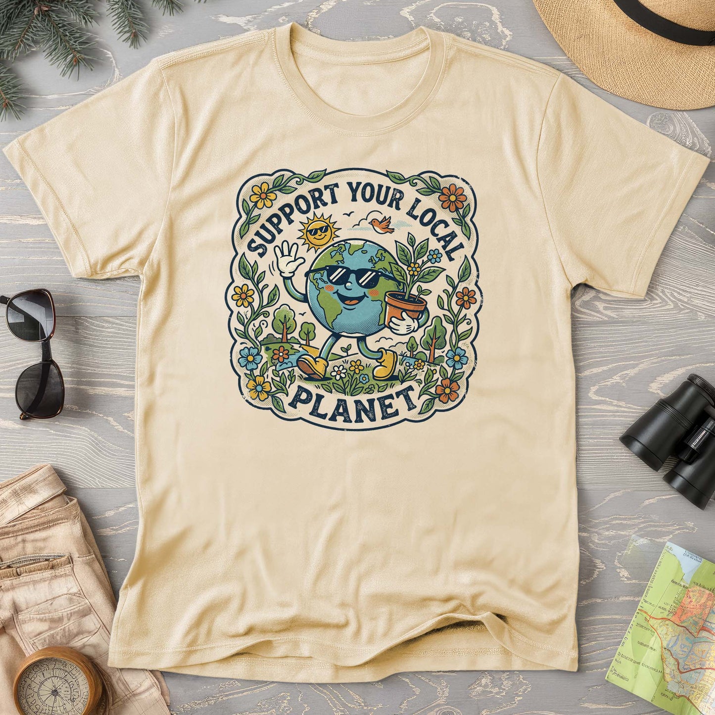 Support Your Local Planet T-Shirt