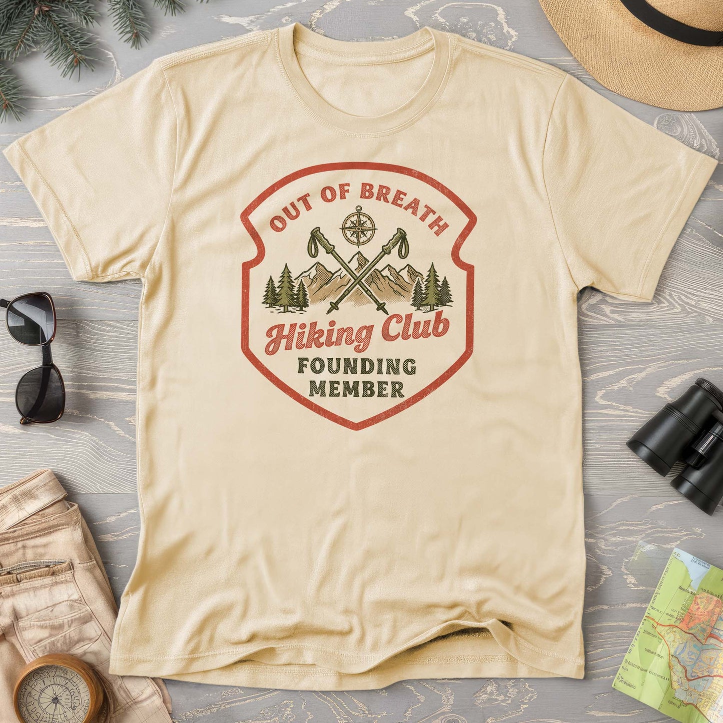 Out of Breath Hiking Club T-Shirt