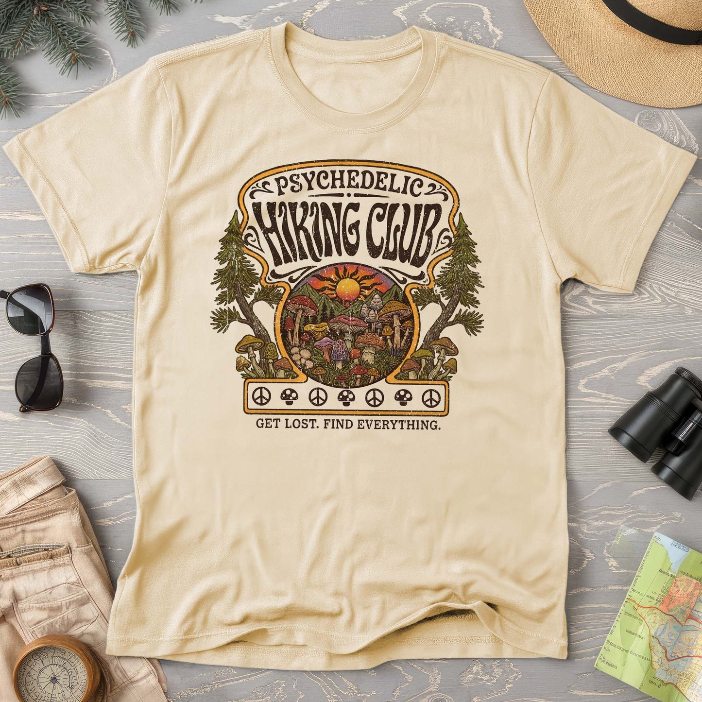 Pyschedelic Hiking Club V2 T-Shirt