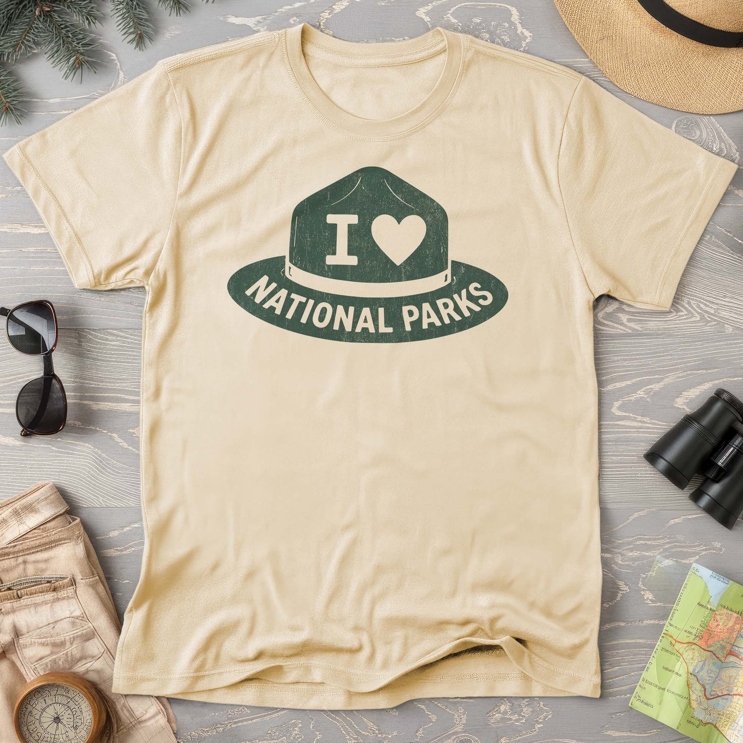 Parks Ranger Hat T-Shirt