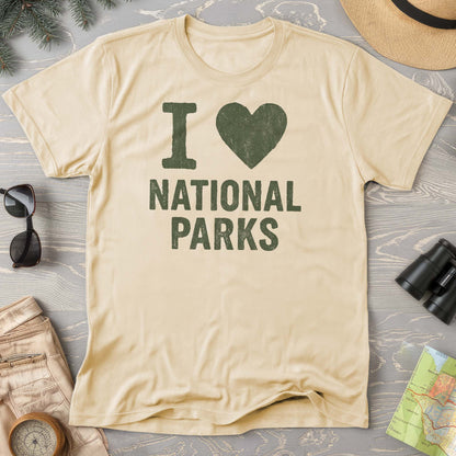 I Love National Parks Vintage T-Shirt