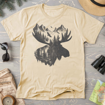 Moose Double Exposure T-Shirt