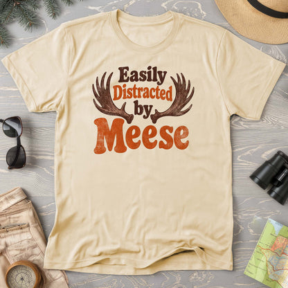 Distracted By Meese Antlers T-Shirt
