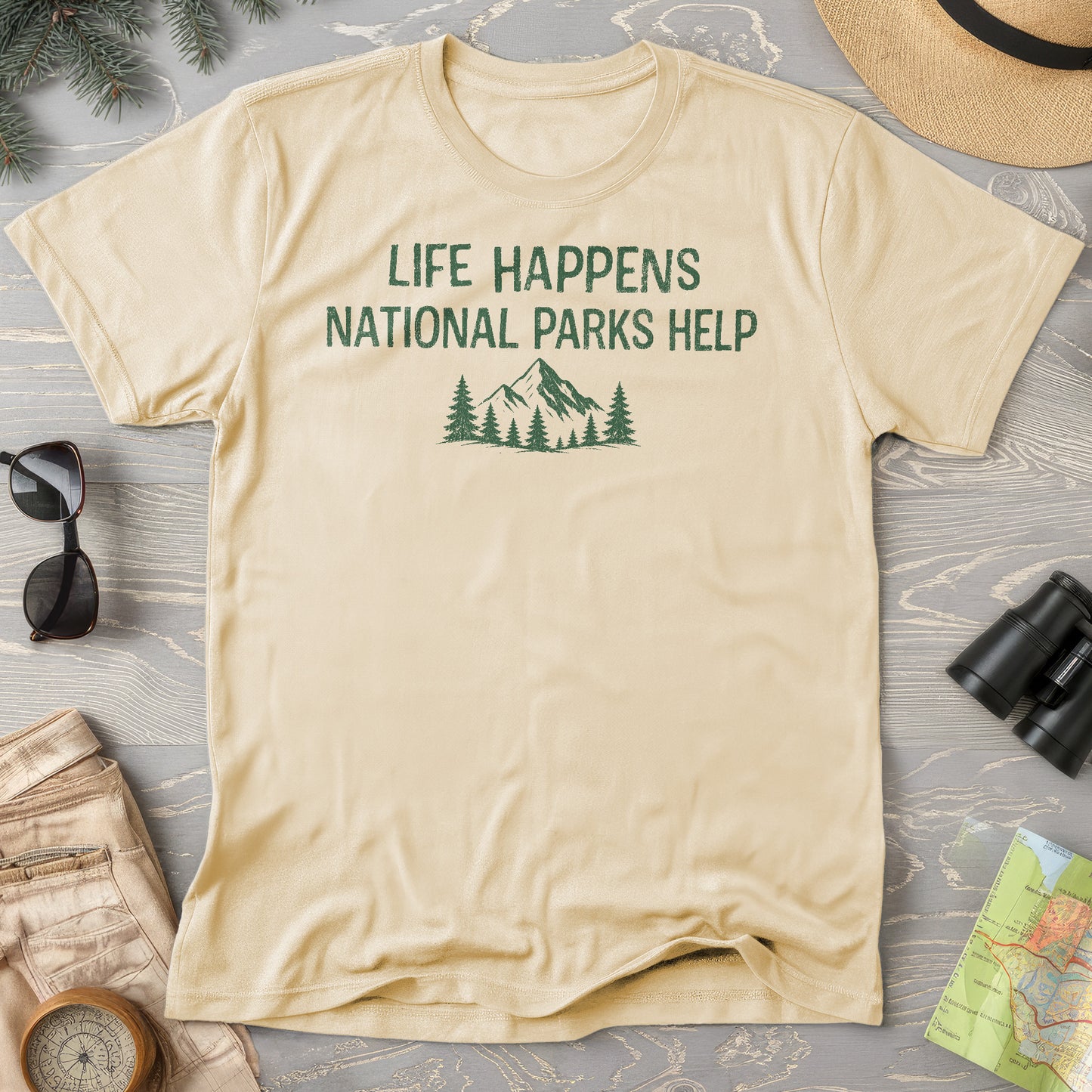Life Happens Parks Help T-Shirt