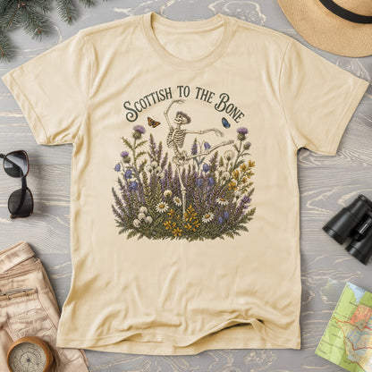 Scottish Floral Bone T-Shirt