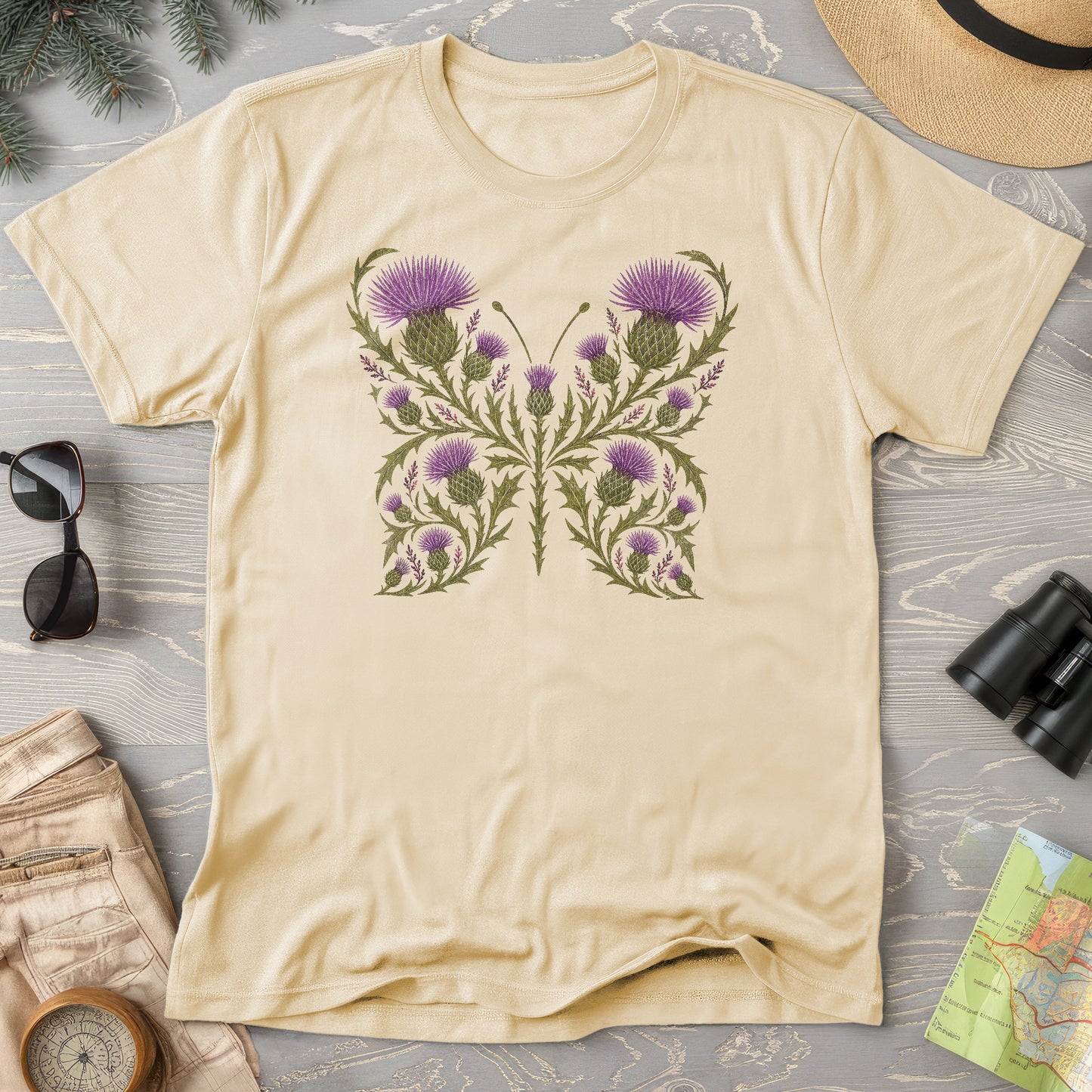 Thistle Butterfly 2 T-Shirt