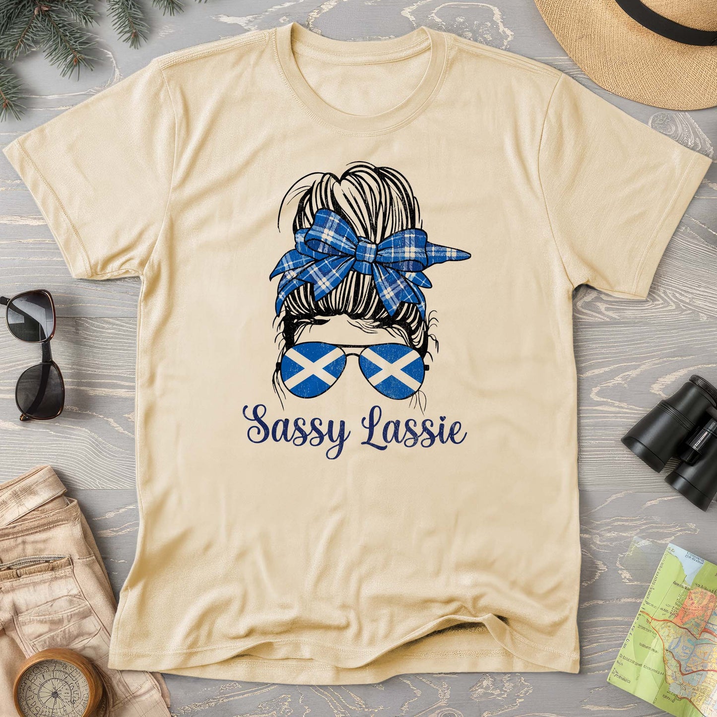 Scottish Sassy Lassy T-shirt