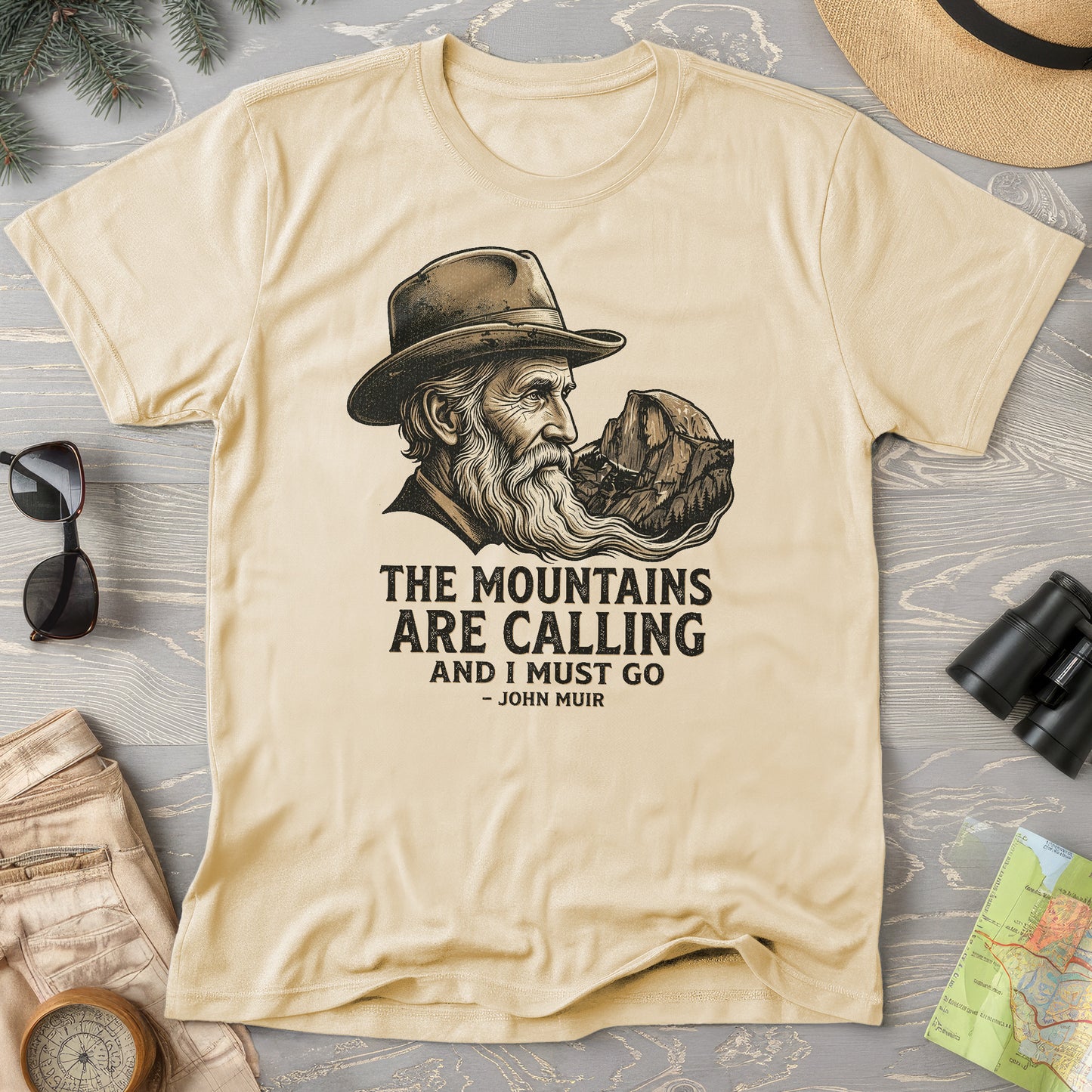 John Muir Mountains T-Shirt