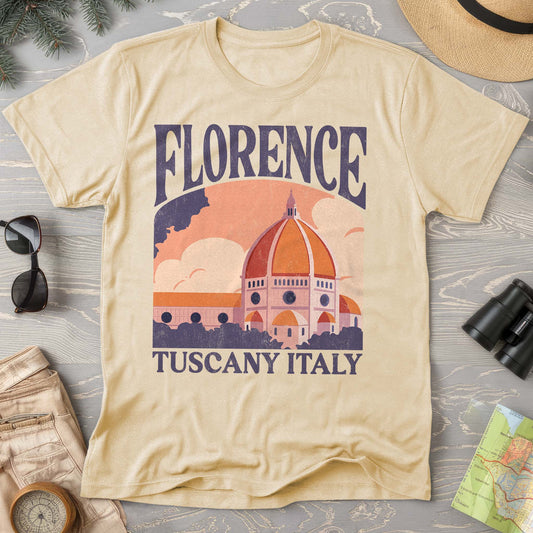 Florence Tuscany Italy "Big and Bold" T-Shirt