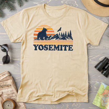 Yosemite Retro Sunset Comfort Colors T-Shirt