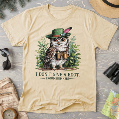 Bird Nerd Owl Design Comfort Colors T-Shirt