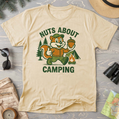 Nuts About Camping Comfort Colors T-Shirt