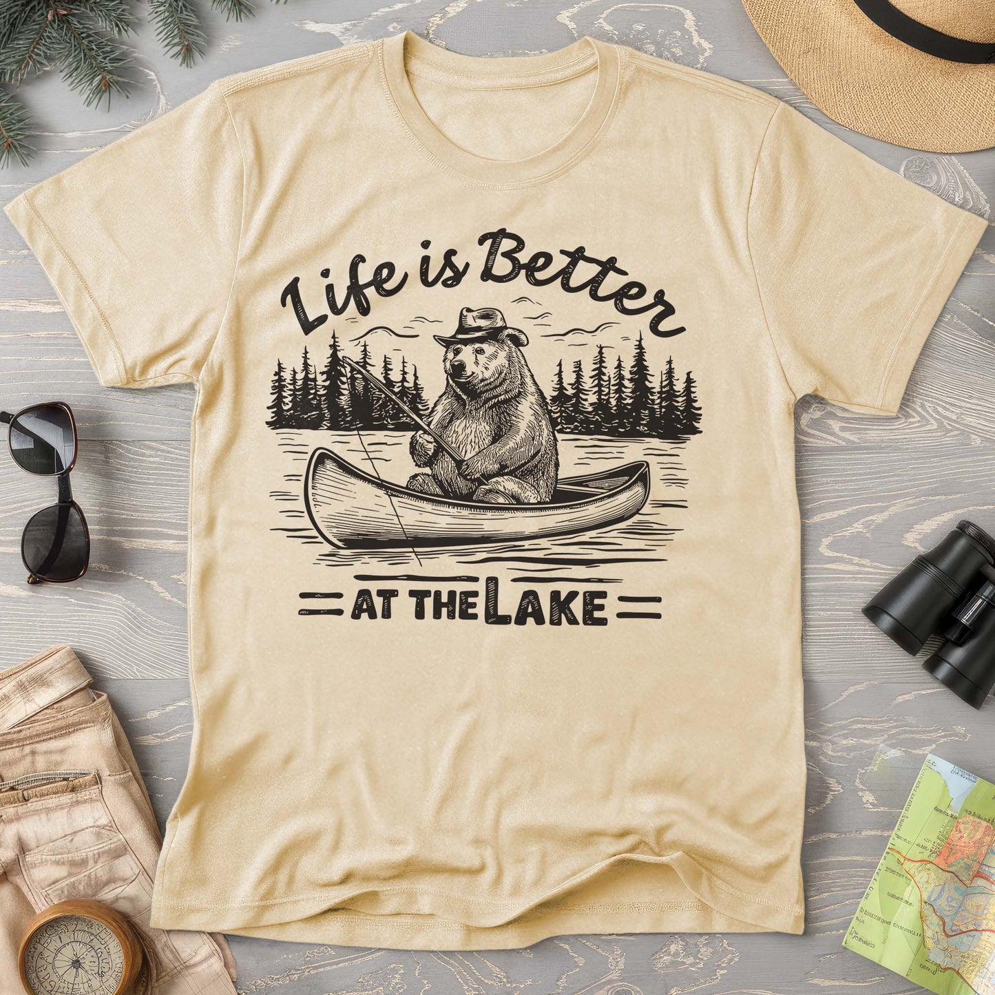 "Life is Better at the Lake" Comfort Colors T-Shirt