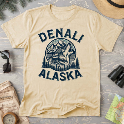 Denali National Park "Vintage Wolf" Comfort Colors T-Shirt