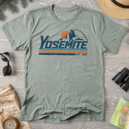 Yosemite Retro Stripe Comfort Colors T-Shirt