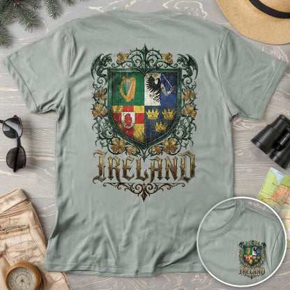 Irish Gothic Arms Front/Back Print Comfort Colors T-shirt