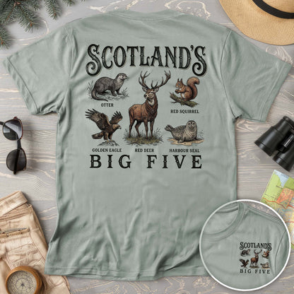 Scotland's Big Five Comfort Colors T-shirt