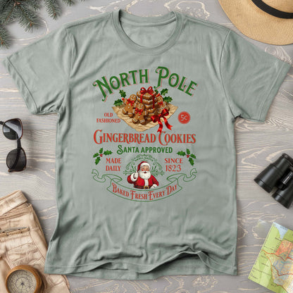 North Pole Gingerbread Cookies Comfort Colors T-Shirt