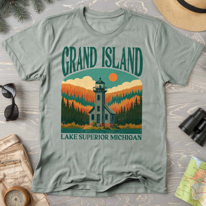 Grand Island Michigan "Big and Bold" Comfort Colors T-Shirt