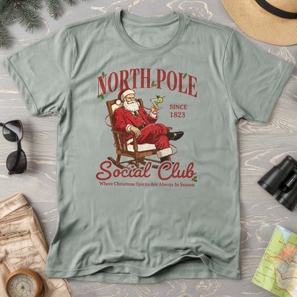 North Pole Social Club Comfort Colors T-shirt