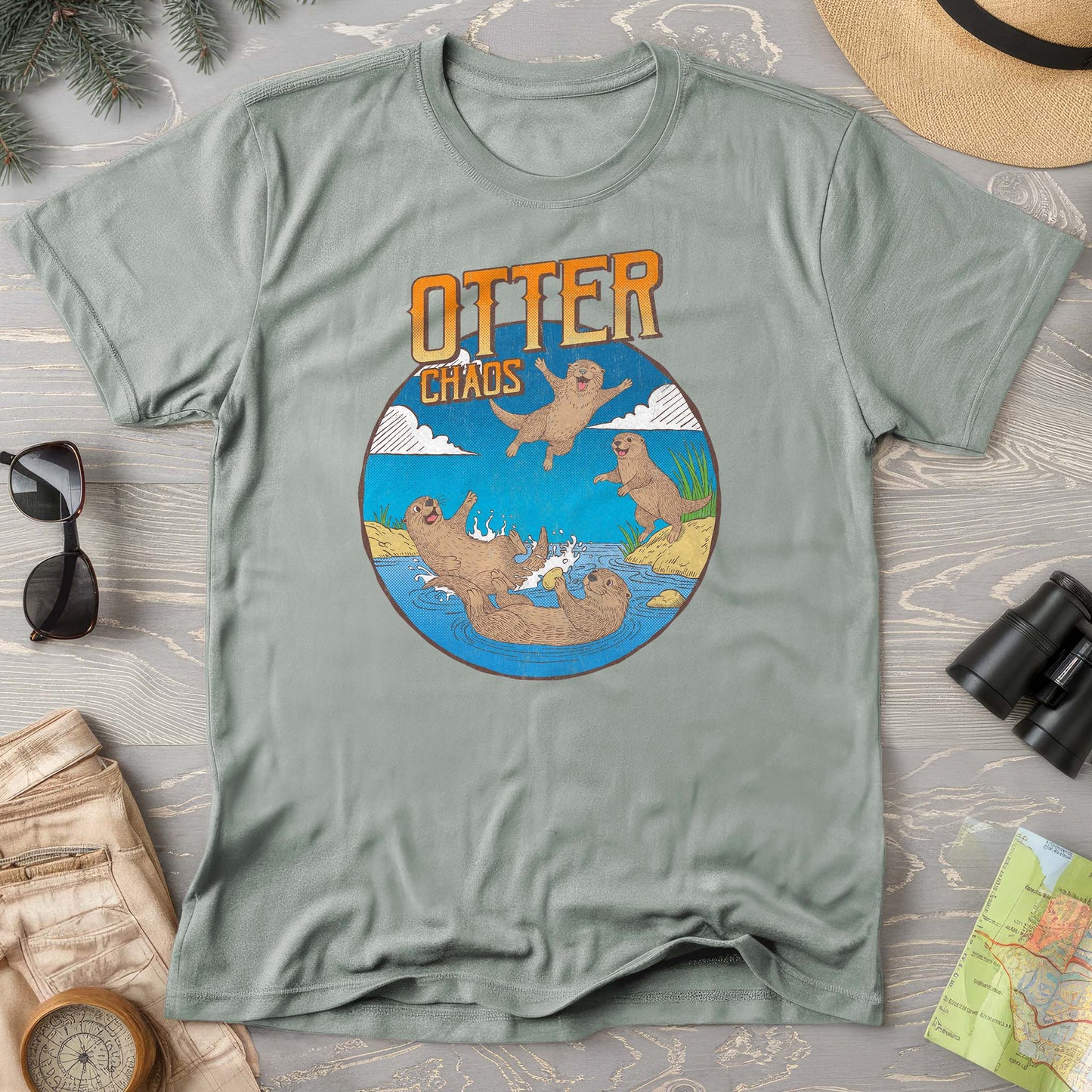 Otter Chaos Comfort Colors T-shirt