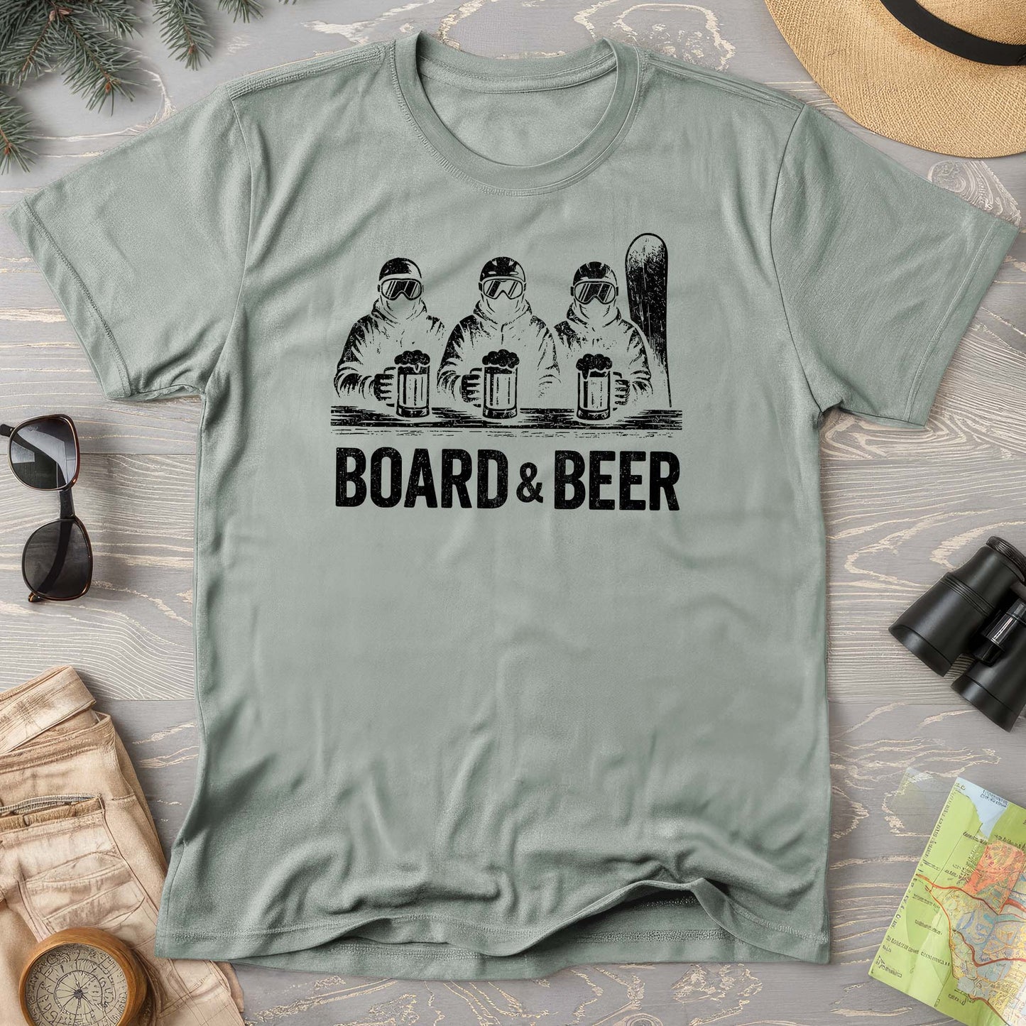 Board and Beer Comfort Colors T-shirt